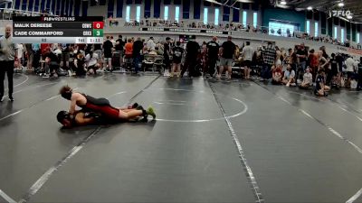 92 lbs Round 4 (6 Team) - Malik DeReese, Cocoa Beach WC vs Cade Commarford, Creeks Wrestling