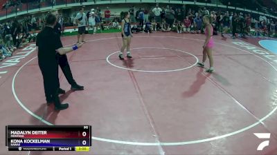 115 lbs Quarterfinal - Madalyn Deiter, Montana vs Kona Kockelman, Hawaii