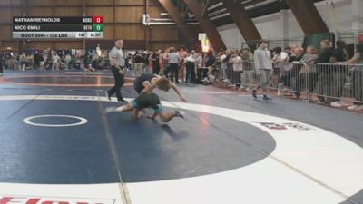 130 lbs Consi Of 4 - Nathan Reynolds, Monster Garage vs Nico Emili, Bethlehem Catholic