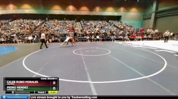 132 lbs Cons. Round 6 - Pedro Mendez, Redwood -Visalia vs Caleb Rubio Morales, Central