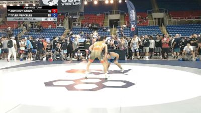 120 lbs Champ. Rd Of 16 - Anthony Garza, California vs Tyler Verceles, Maryland