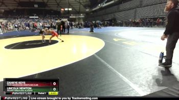 75 lbs Champ. Round 1 - Lincoln Newton, Ascend Wrestling Academy vs Zahkye Keys, Team Aggression Wrestling Club