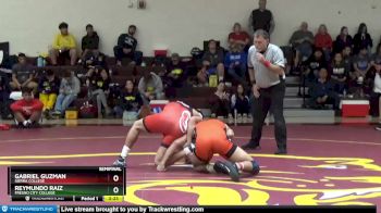 174 lbs Semifinal - Gabriel Guzman, Sierra College vs Reymundo Raiz, Fresno City College