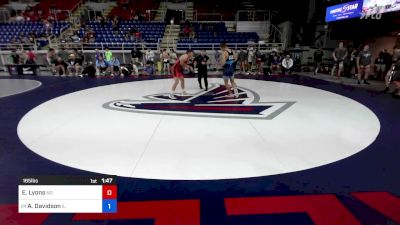 165 lbs Rnd Of 64 - Eli Lyons, ND vs Abram Davidson, IL