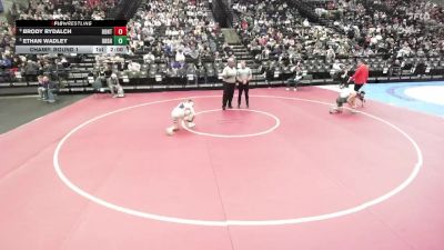 5A 132 lbs Champ. Round 1 - Brody Rydalch, Bountiful vs Ethan Wadley, Brighton