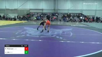 108 lbs Prelims - Rowdey Peterson, Juab Wrestling Club vs Logan Lau, Golden Back