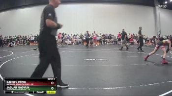 100 lbs Placement (4 Team) - Ramsey Crow, Backyard Brawlers Gold vs Jaguar Madyun, Takedown Elite Black