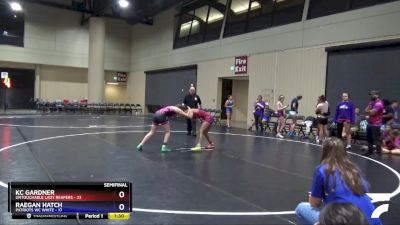 120 lbs Semis (4 Team) - Raegan Hatch, Patriots WC White vs Kc Gardner, Untouchable Lady Reapers