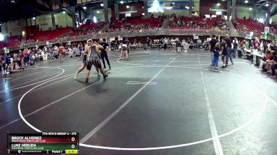 275 lbs 5th Place Match - Brock Alvidrez, Wood River Wrestling Club vs Luke Nebuda, Shamrock Wrestling Club