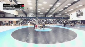 174 lbs Champ. Round 1 - Souleymane Diarra, Wilkes vs William Brooks, Unattached