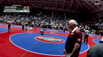 3A-138 lbs Semifinal - Isaac Hamilton, LaFayette vs Davin Lightsey, White County
