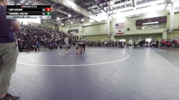 157 lbs Quarterfinal - Gabriel Golub, Palisades vs Ari Hasani, BIRMINGHAM