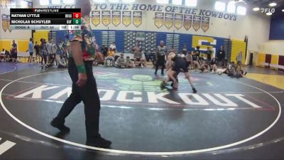 120 lbs Placement (16 Team) - Nathan Lyttle, Alpha Dogs vs Nicholas Schuyler, The Outsiders