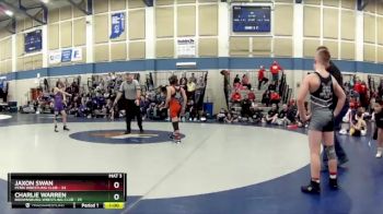 98 lbs Round 1 (3 Team) - Jaxon Swan, Penn Wrestling Club vs Charlie Warren, Brownsburg Wrestling Club