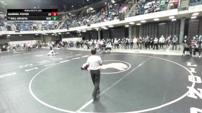 113 lbs Champ. Round 1 - Will DiFatta, St. Charles (East) vs Gabriel Poyer, Zion-Benton