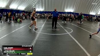130 lbs Finals (2 Team) - Layne Miller, Noah Mattin`s WA vs Cael Short, Noke RTC