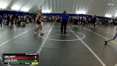 130 lbs Finals (2 Team) - Layne Miller, Noah Mattin`s WA vs Cael Short, Noke RTC