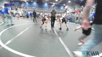 92 lbs Consi Of 8 #2 - Ryker Mefford, Salina Wrestling Club vs Braylon Welch, Wagoner Heat