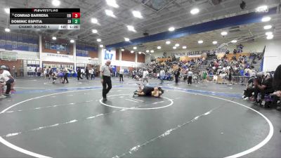 190 lbs Champ. Round 1 - Conrad Barrera, Edison vs Dominic Espitia, South Hills
