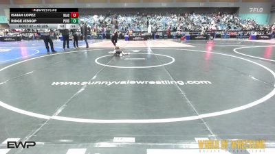 49 lbs Consolation - Isaiah Lopez, Black Fox Academy vs Ridge Jessop, Pursuit