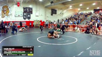 152 lbs Champ. Round 2 - Holland Garcia-Holland, Santa Barbara vs Yazir Tellez, St John Bosco