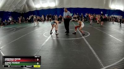 84 lbs Round 3 (6 Team) - Jeremiah Payne, CP Wrestling vs Kopen Munday, FORGE