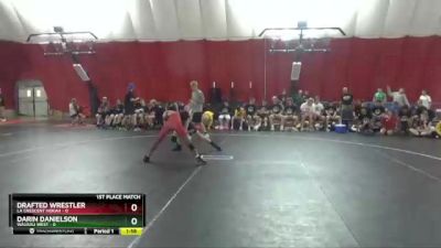 106 lbs Placement Matches (8 Team) - Darin Danielson, Wausau West vs Drafted Wrestler, La Crescent Hokah