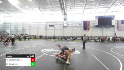 136 lbs 2nd Place - Kailynn Santamaria, Falcon Wrestling Club vs Brylee Colwell, WAR Wrestling Club