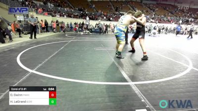 Consi Of 8 #1 - Daegen Gwinn, Pawhuska Elks Takedown vs Hunter LeGrand, Berryhill Wrestling Club