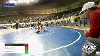 52 lbs Consolation - Brady Culwell, Dodge City Wrestling Academy vs Izrael Casaus, Juggernaut Wrestling Club