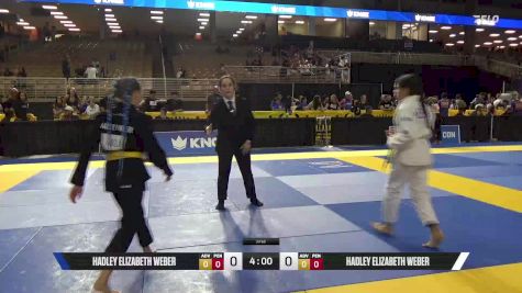 Hadley Elizabeth Weber vs Hadley Elizabeth Weber 2025 Pan Kids Jiu-Jitsu IBJJF Championship