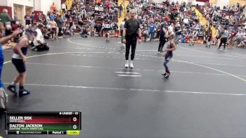 61 lbs Cons. Round 2 - Seller Sisk, White Knoll vs Dalton Jackson, Eastside Youth Wrestling