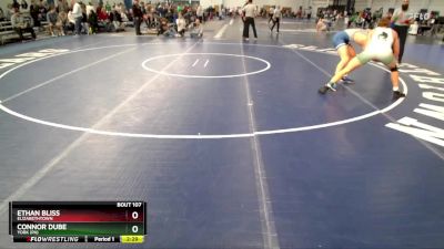 157 lbs Cons. Round 2 - Connor Dube, York (PA) vs Ethan Bliss, Elizabethtown