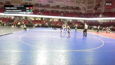 165 lbs Quarterfinal - Emma Minton, Emmett vs Abigail Henderson, Kuna