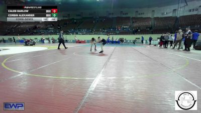 101 lbs Consolation - Caleb Barlow, Broken Arrow vs Corbin Alexander, Broken Arrow