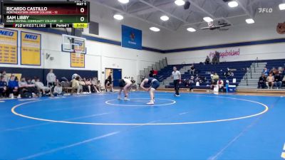 184 lbs Round 3 (6 Team) - Sam Libby, Iowa Central Community College vs Ricardo Castillo, Northeastern Junior College