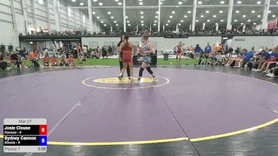 130 lbs Josie Clouse, Kansas vs Sydney Cannon, Illinois