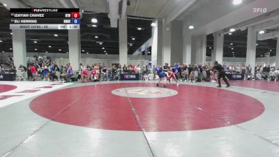 55 lbs Champ. Round 3 - Izayiah Chavez, Best Trained Wrestling vs Eli Herring, Bishop McCort High School Wrestling