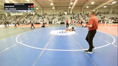 182 lbs 5th Place - Gavin Boyd, PA vs Abel Varzeas, MA