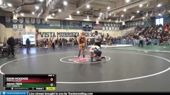 220 lbs Semifinal - Aidan Meek, Vista Murrieta vs Gavin Mckenzie, Temecula Valley