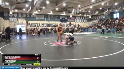 220 lbs Semifinal - Aidan Meek, Vista Murrieta vs Gavin Mckenzie, Temecula Valley