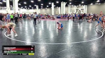 113 lbs Round 2 (16 Team) - Nolan Mercer, Iowa Gables vs Mason Knapp, Iowa Hawks