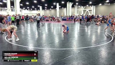 113 lbs Round 2 (16 Team) - Nolan Mercer, Iowa Gables vs Mason Knapp, Iowa Hawks