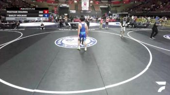 165 lbs Quarters - Pratham Sharma, Community Youth Center - Concord Campus Wrestling vs Bailey Holman, Poway Wrestling