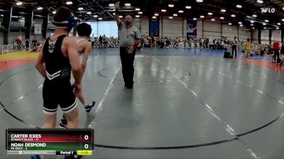 88 lbs Rd# 9- 2:15pm Saturday Final Pool - Carter Ickes, Dynasty Black vs Noah Desmond, PA Gold