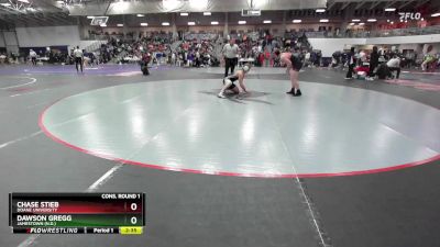 174 lbs Cons. Round 1 - Dawson Gregg, Jamestown (N.D.) vs Chase Stieb, Doane University
