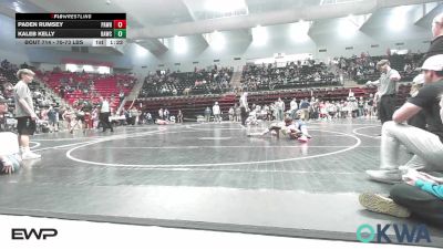 70-73 lbs Quarterfinal - Paden Rumsey, Pawhuska Elks Takedown vs Kaleb Kelly, Broken Arrow Wrestling Club