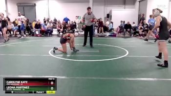 110 lbs Round 1 (6 Team) - Leona Martinez, So Cal Hammers vs Carolyne Katz, Mat Assassins
