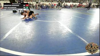 61 lbs Quarterfinal - Sebastian Rodriguez, ICEFIGHTER U vs Troy Richardson, Shelton Wrestling Academy