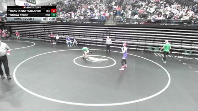 4A 115 lbs Cons. Round 1 - Sonya Stone, Provo vs Dakota-sky Gallaher, Tooele